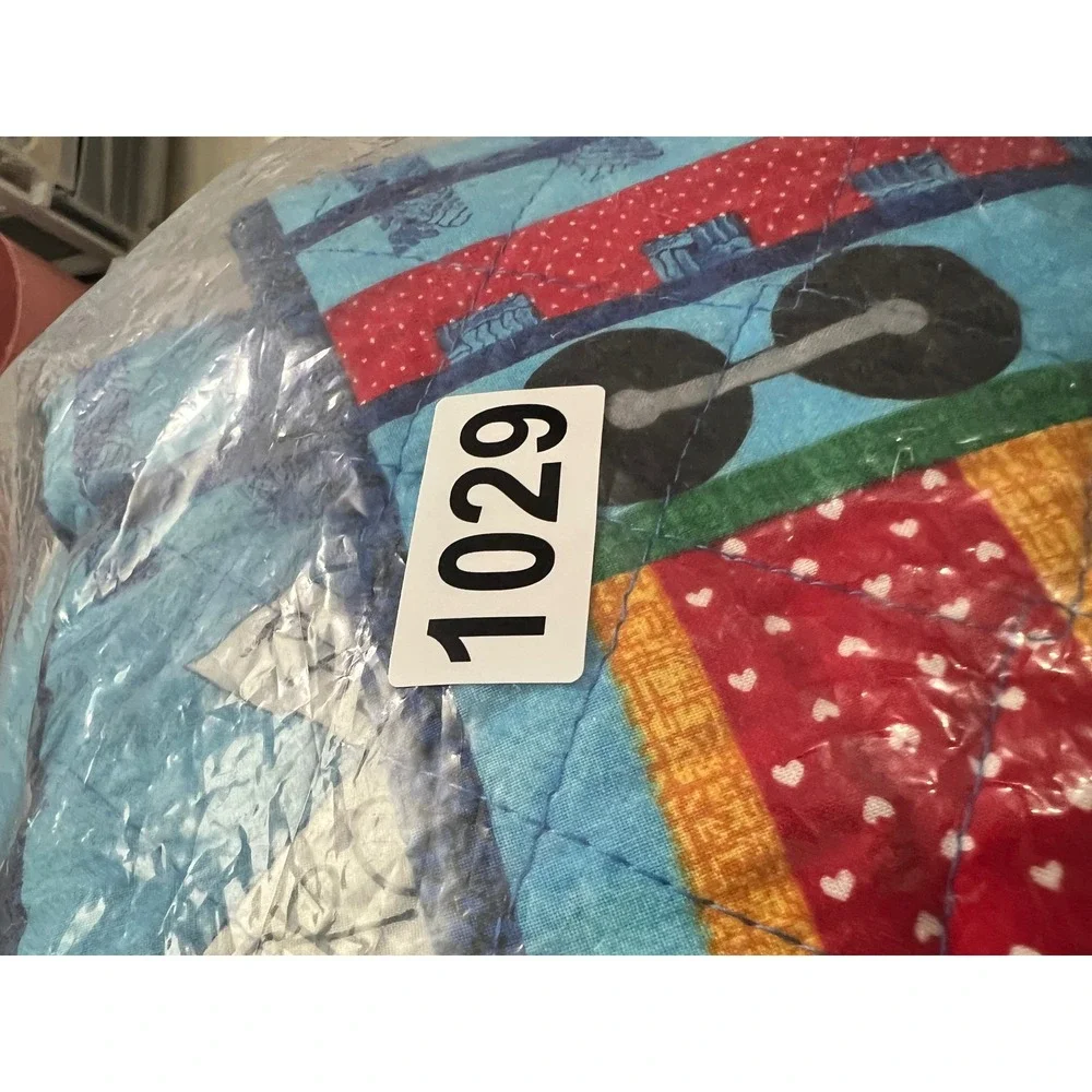 Handmade colorful train